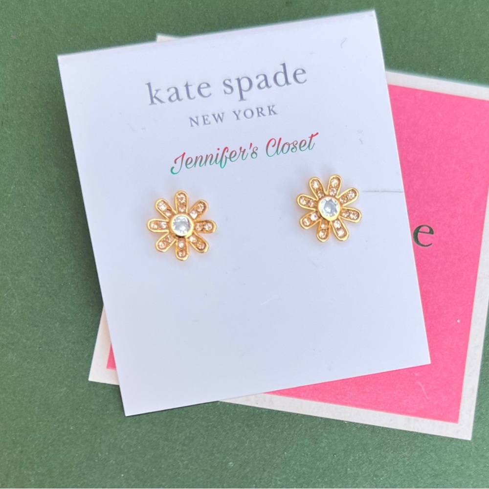 Kate Spade New York Cz Flower Stud Earrings